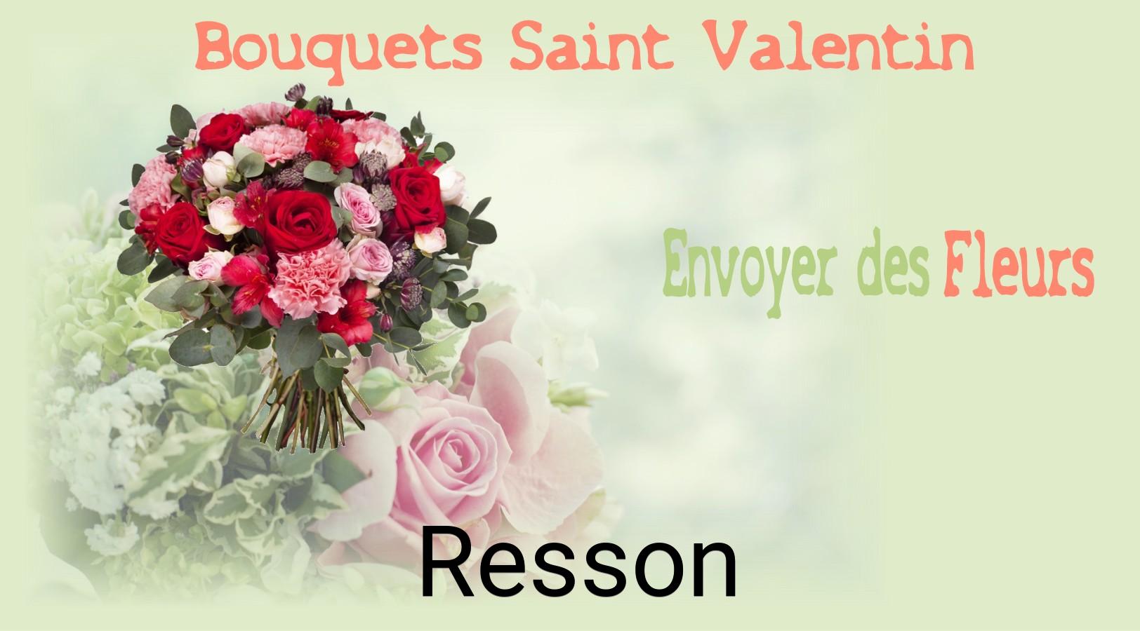 Roses de Saint-Valentin livrées à Resson